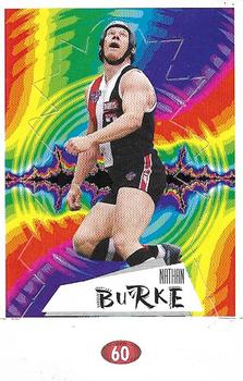1997 Select AFL Stickers - Stand Ups #60 Nathan Burke Front